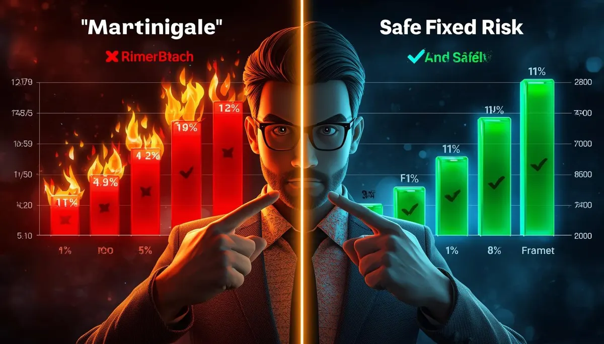 Martingale vs Fixed Risk in Binary trading